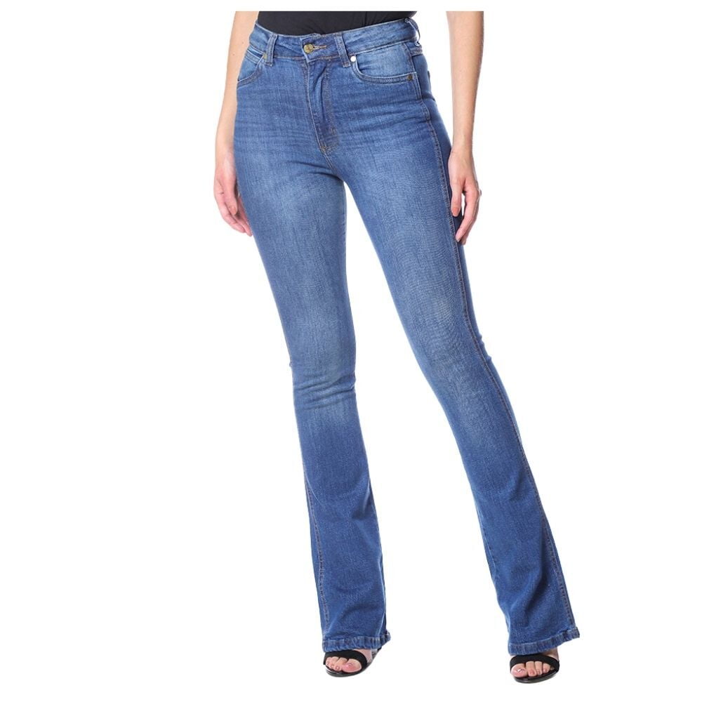 Cal A Jeans Feminina Wrangler Urbano Flare Ref Wf Un Badana