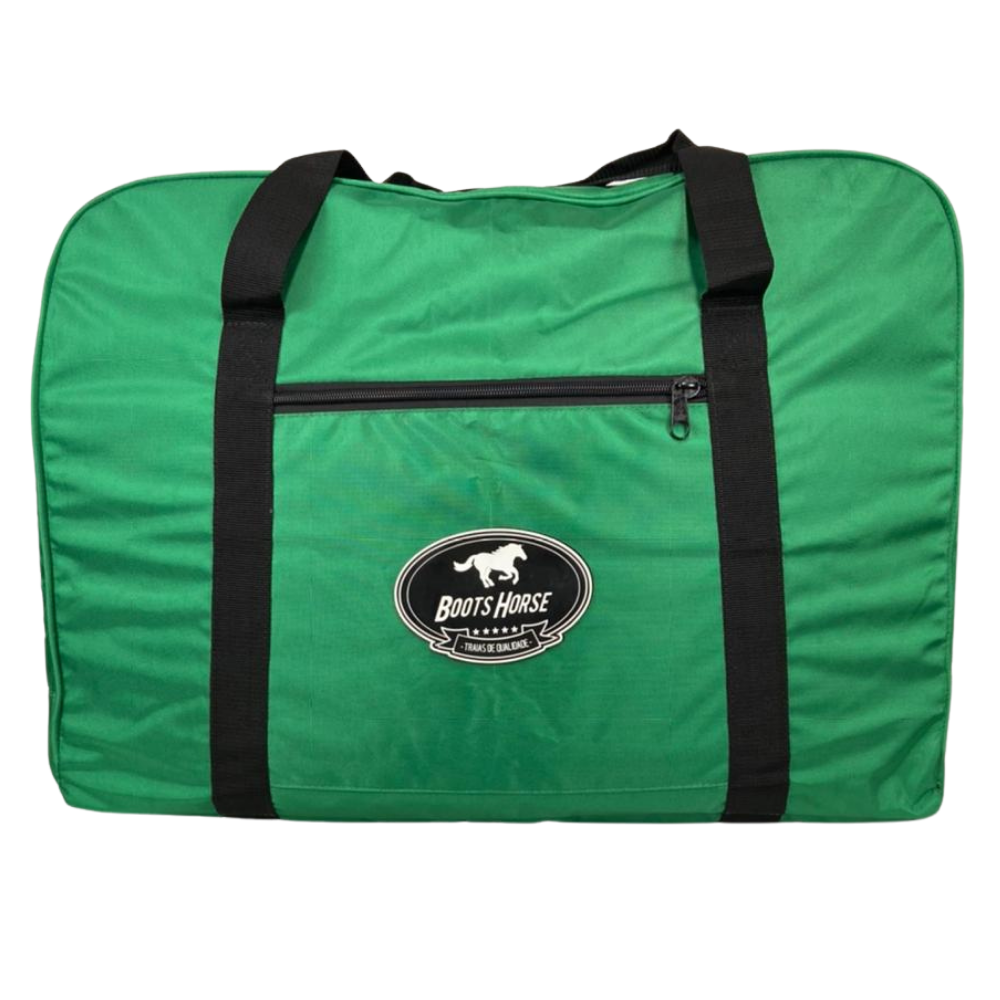 Bolsa de Nylon Para Sela Boots Horse Verde