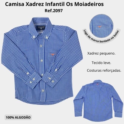 CAMISA XADREZ MOIADEIROS