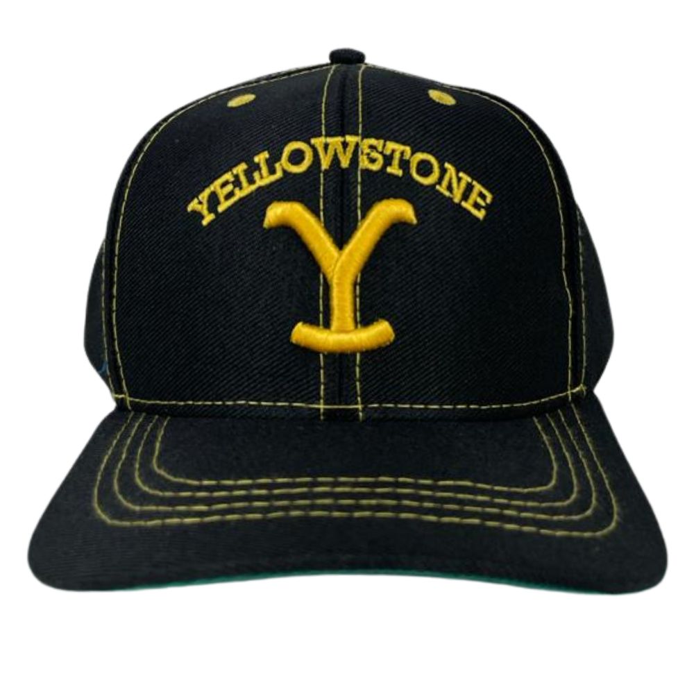 Boné Tatanka Preto Bordado Frontal Amarelo Ref. CAP005