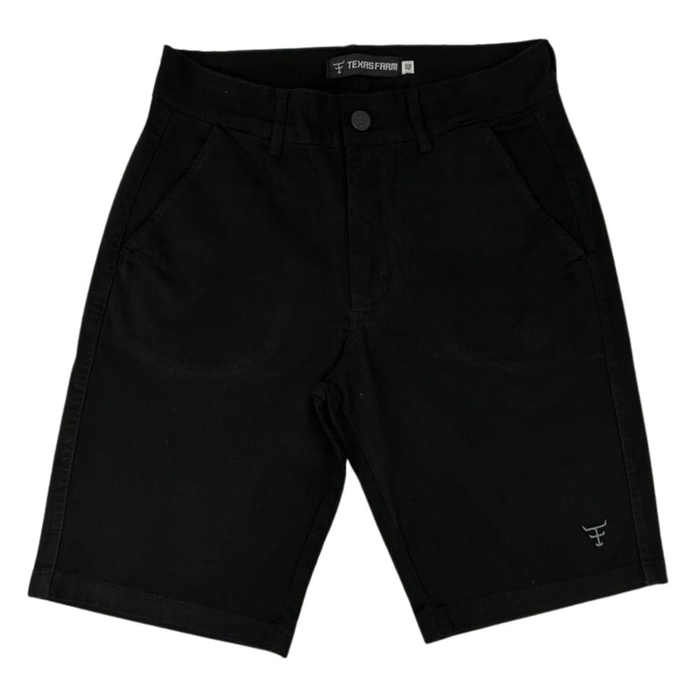 Bermuda Masculina Texas Farm Sarja Preto Ref. BMB005