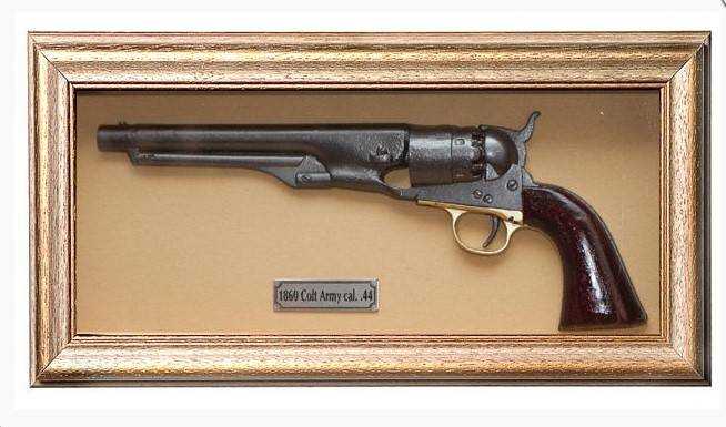 Quadro de Arma Karin Grace - 1860 Colt Army cal.44