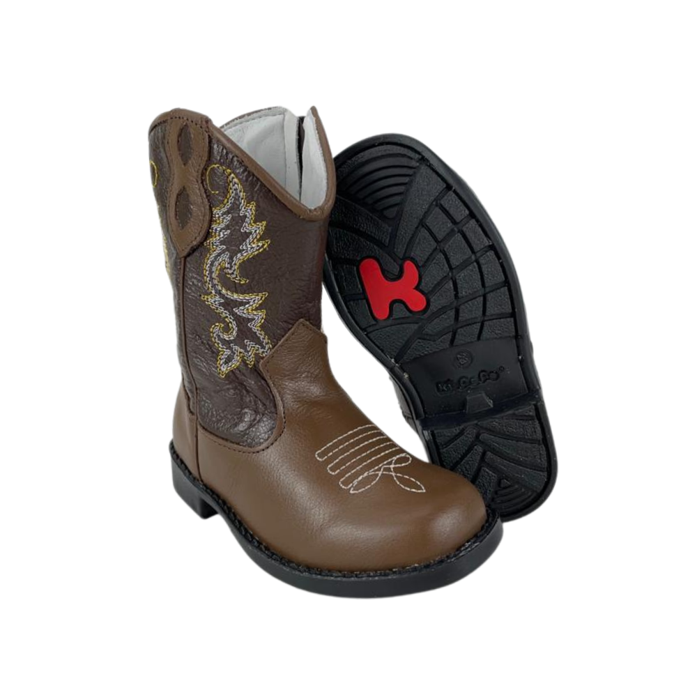 Bota Texana Infantil Ki-Fofo Caramelo Marrom - Ref.8150