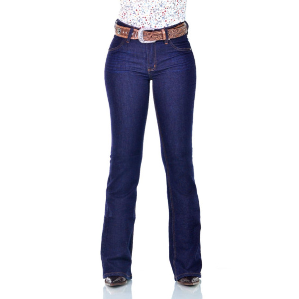 Calça Jeans Feminina Radade CF Lycra Flare Super