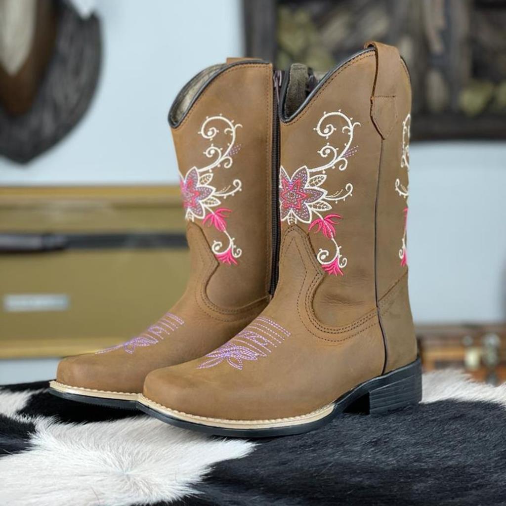 Bota Texana Feminina Dafiti Bota Texana Infantil Menina Bota