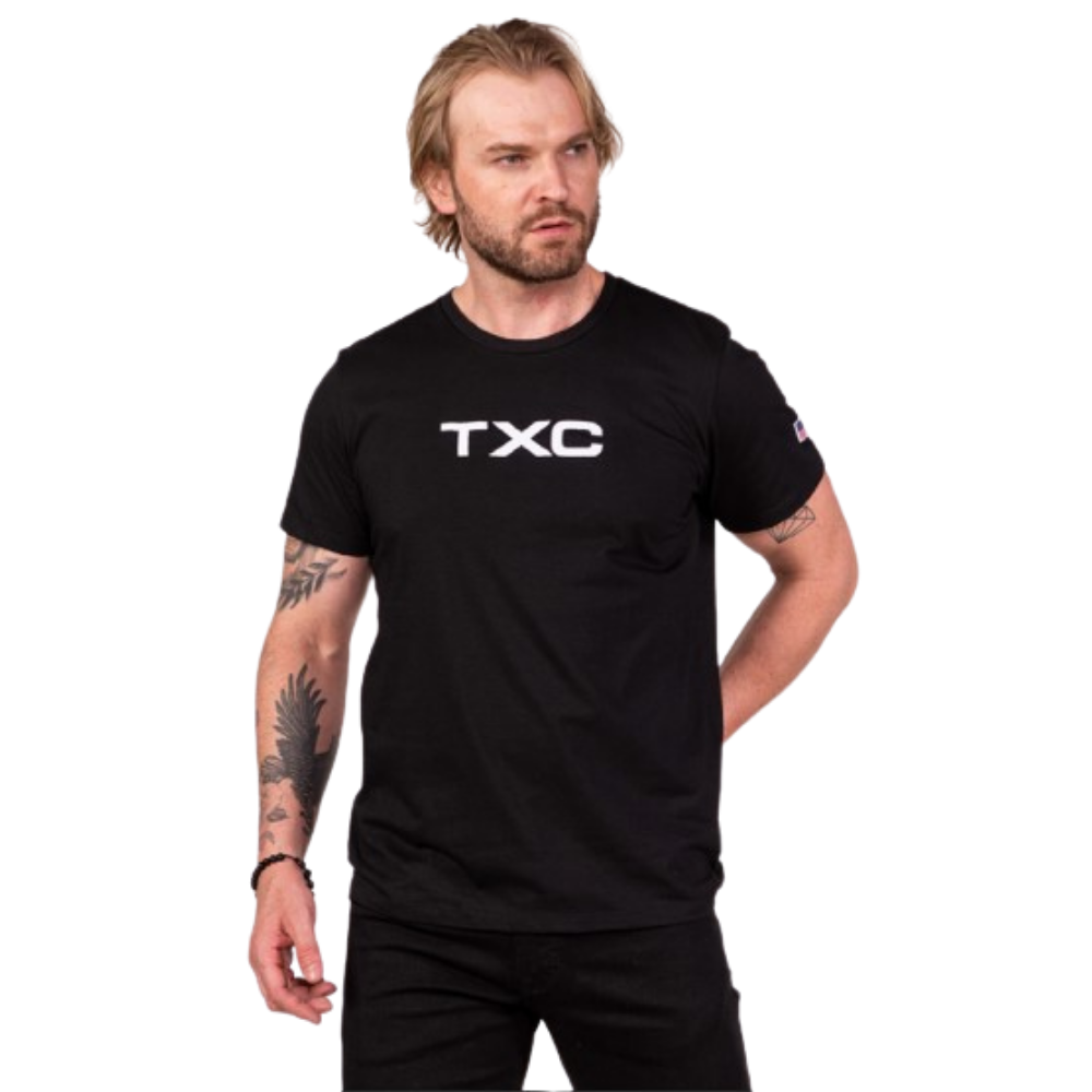 Camiseta Masculina Txc Custom Preta Ref: 19741