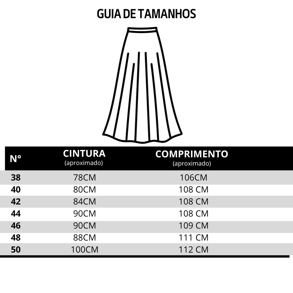 Saia Feminina Sentinela Gaúcha Longa Camurça Liso Verde SCMALIS