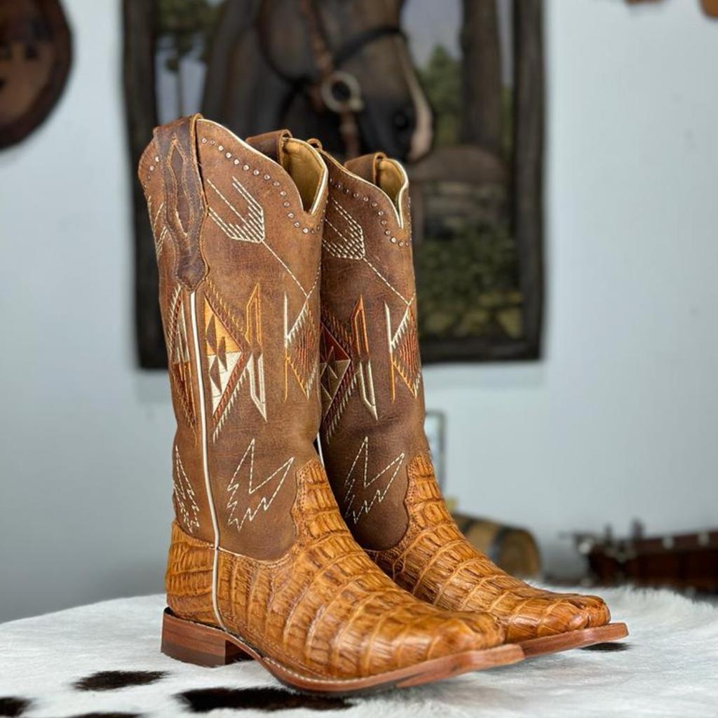 Bico Redondo Bota Jacare Goyazes Bota Couro Bota Country Goyazes
