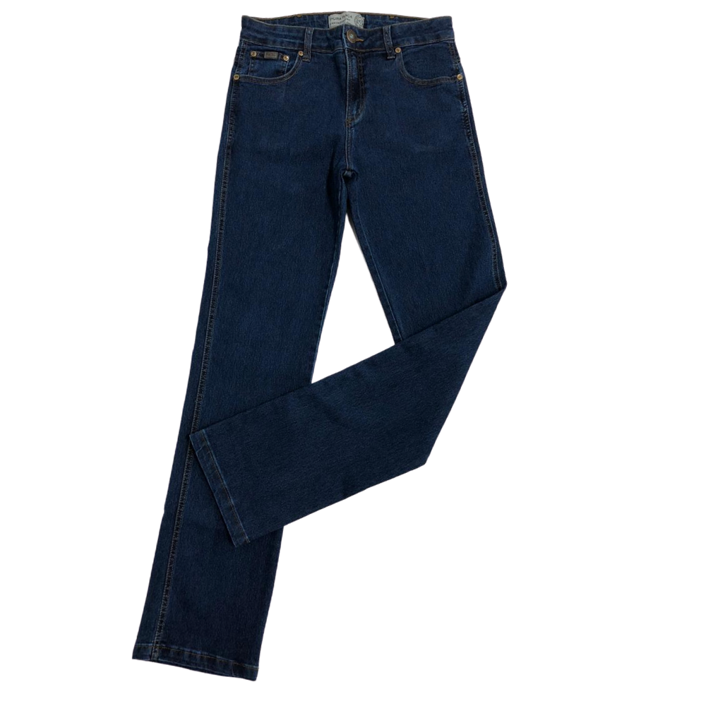 Calça Jeans Country Masculina Pura Raça Stone Azul