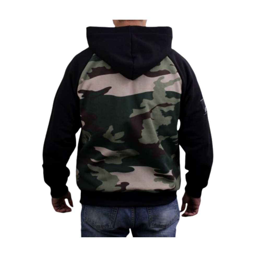 Moletom best sale camuflado preto