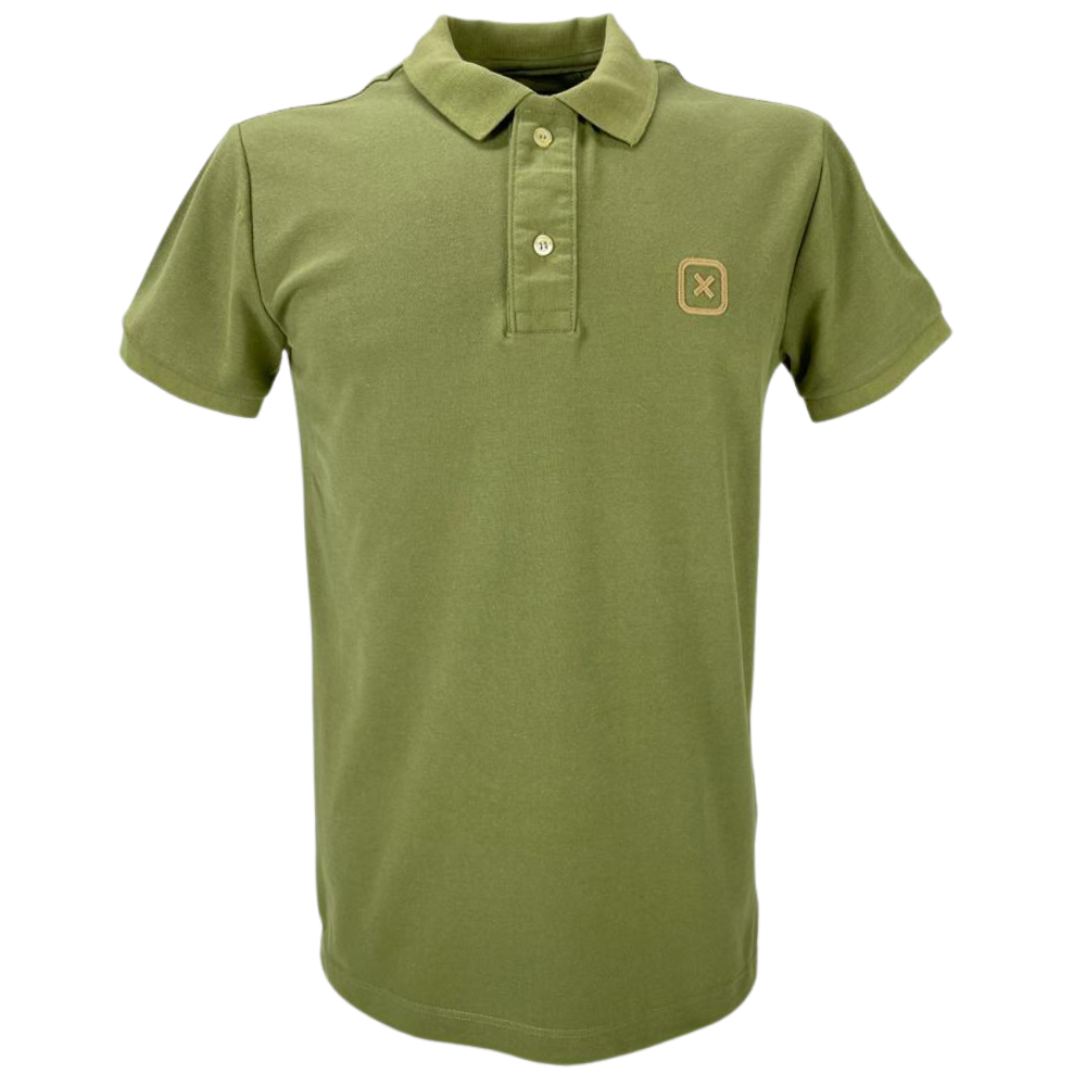 Camisa Polo Masculina Txc Verde Militar - Ref. 6368