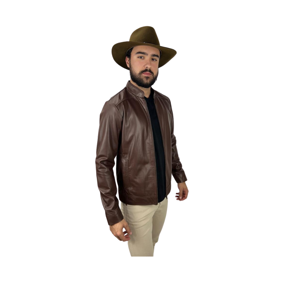 Jaqueta Masculina Badana Couro Pelica 130PMP Escolha a cor
