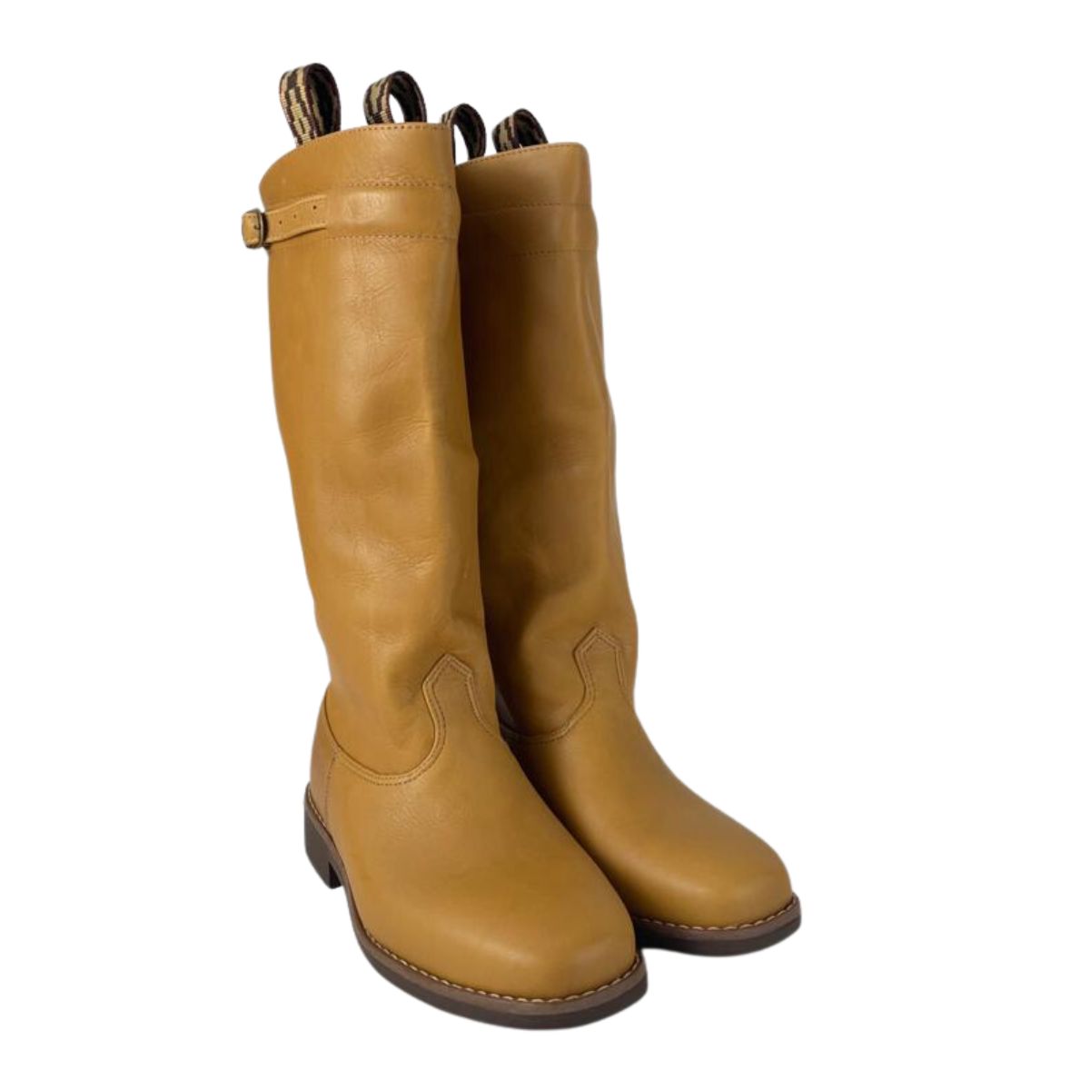 Bota Gaúcha Infantil ADS Couro Whisky 0536 Badana