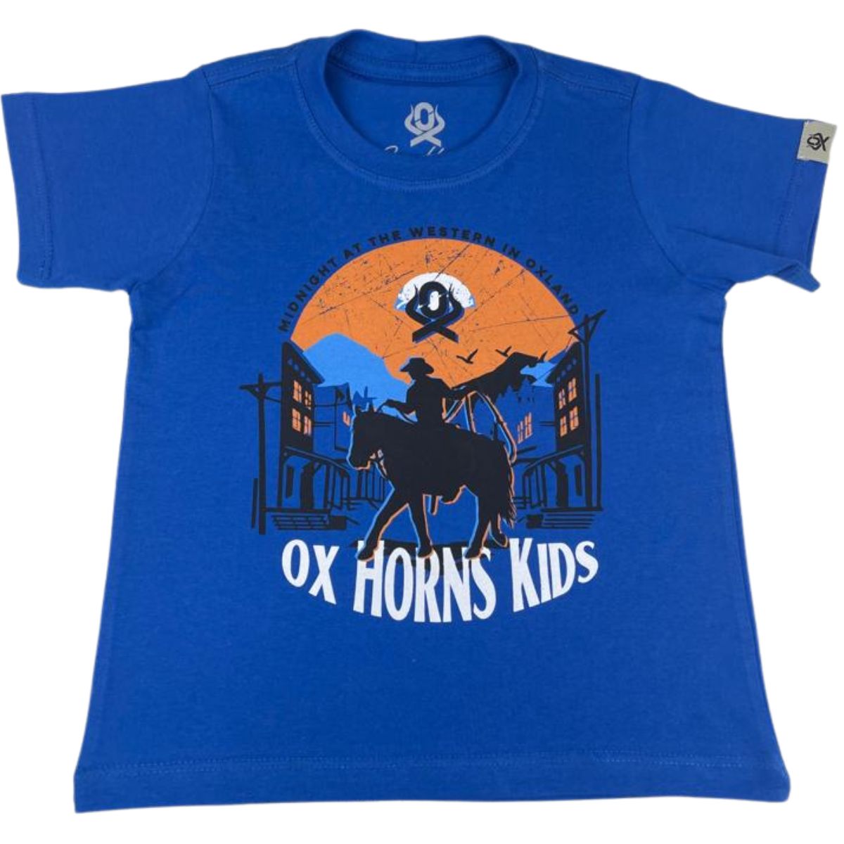 Camiseta Infantil Ox Horns Azul - Ref. 5171