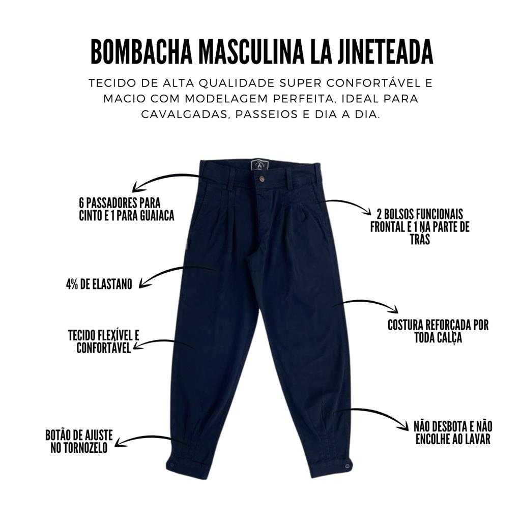 Pantalón Bombacho Unisex Azul I