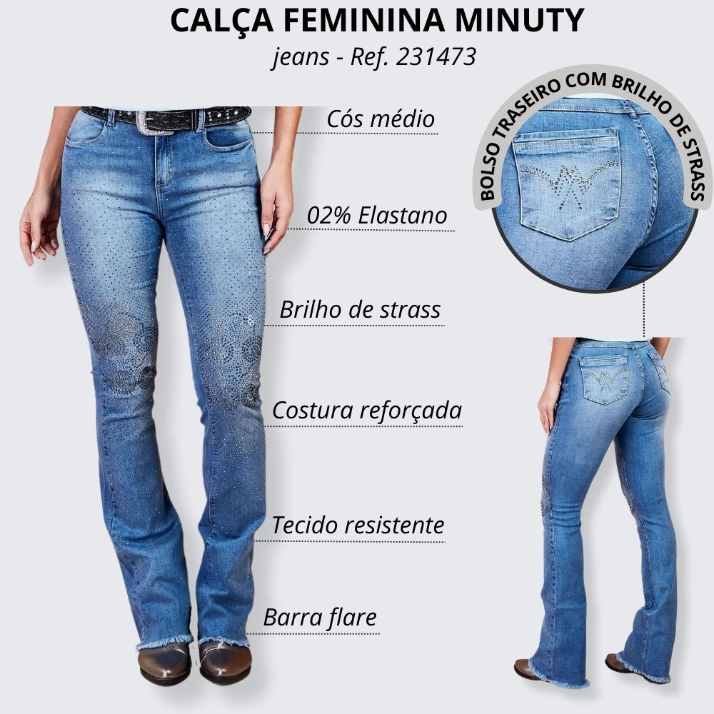 Top calça minuty country Hotsell