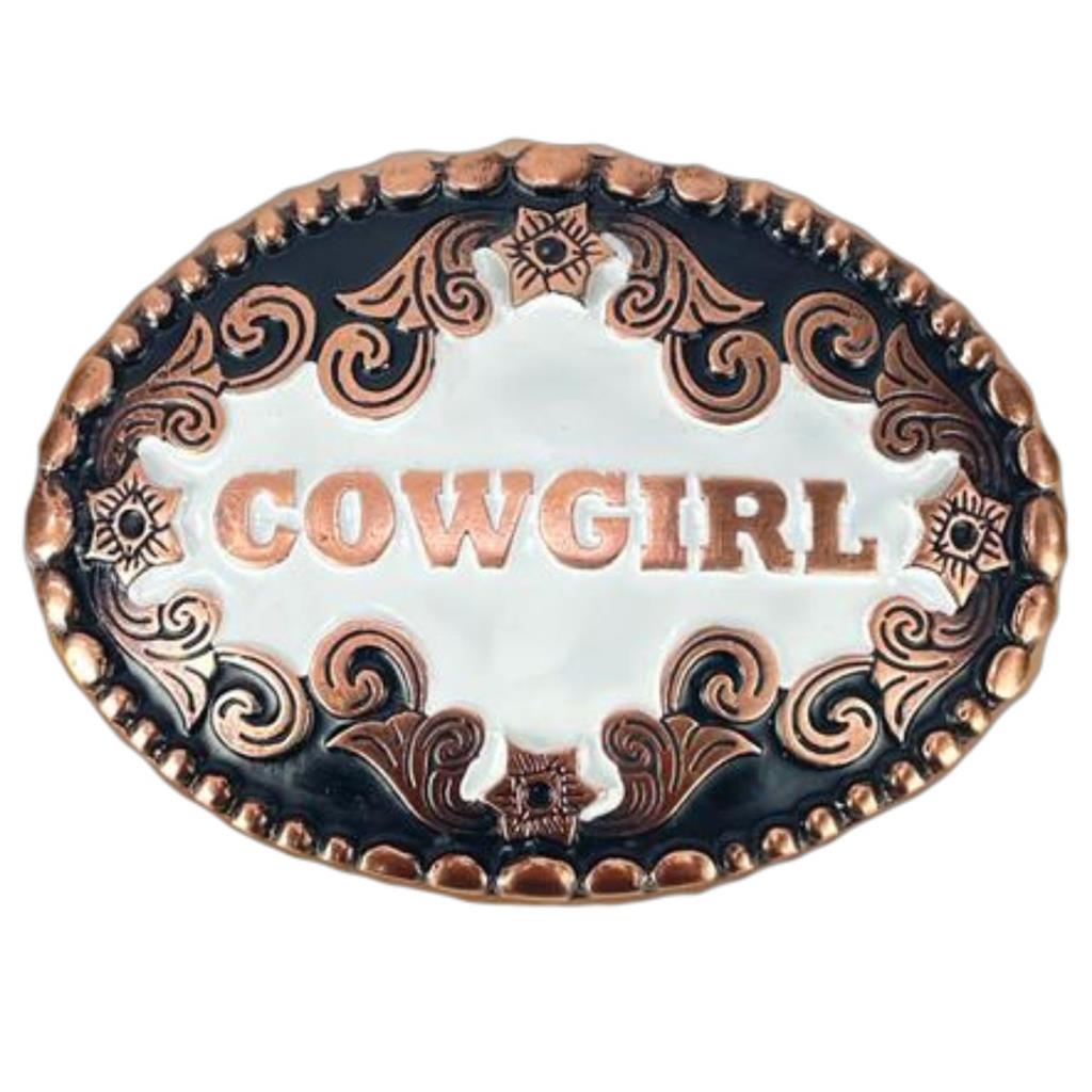 Fivela Feminina Master Western Bronze Cowgirl Ref. 7030