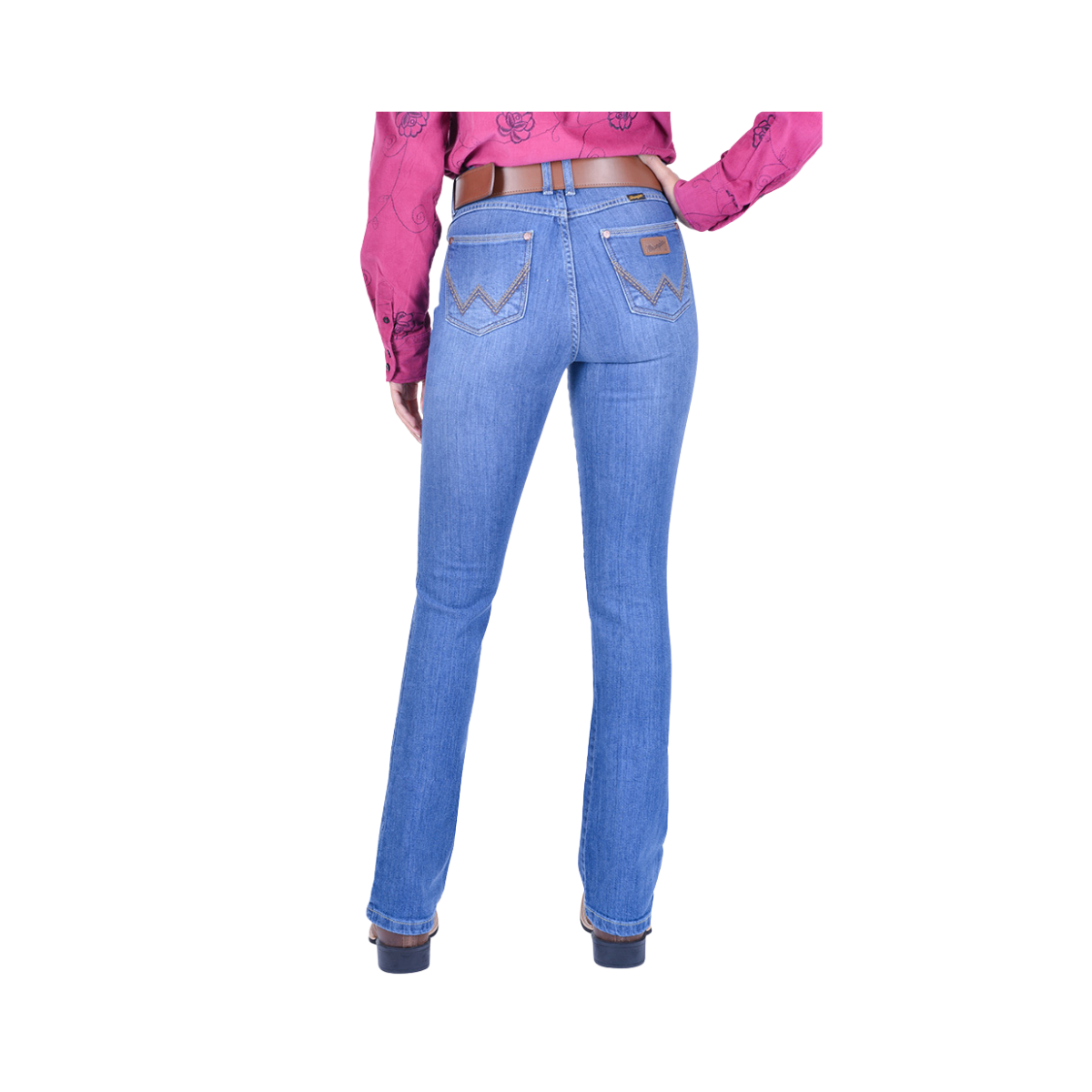 Calça Feminina Wrangler Flare Jeans Elastano Lycra Original