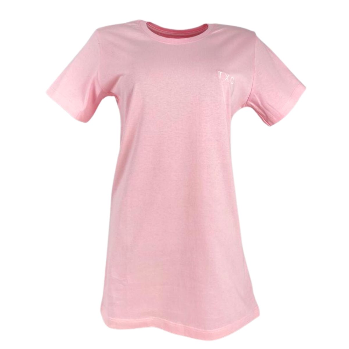 Camiseta Feminina TXC Classic-X Rosa Logo Bordada Ref. 50367