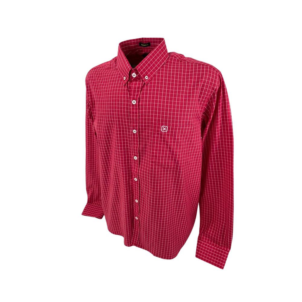 Camisa Masculina TXC Xadrez Vermelha - Ref. 2718L - Badana