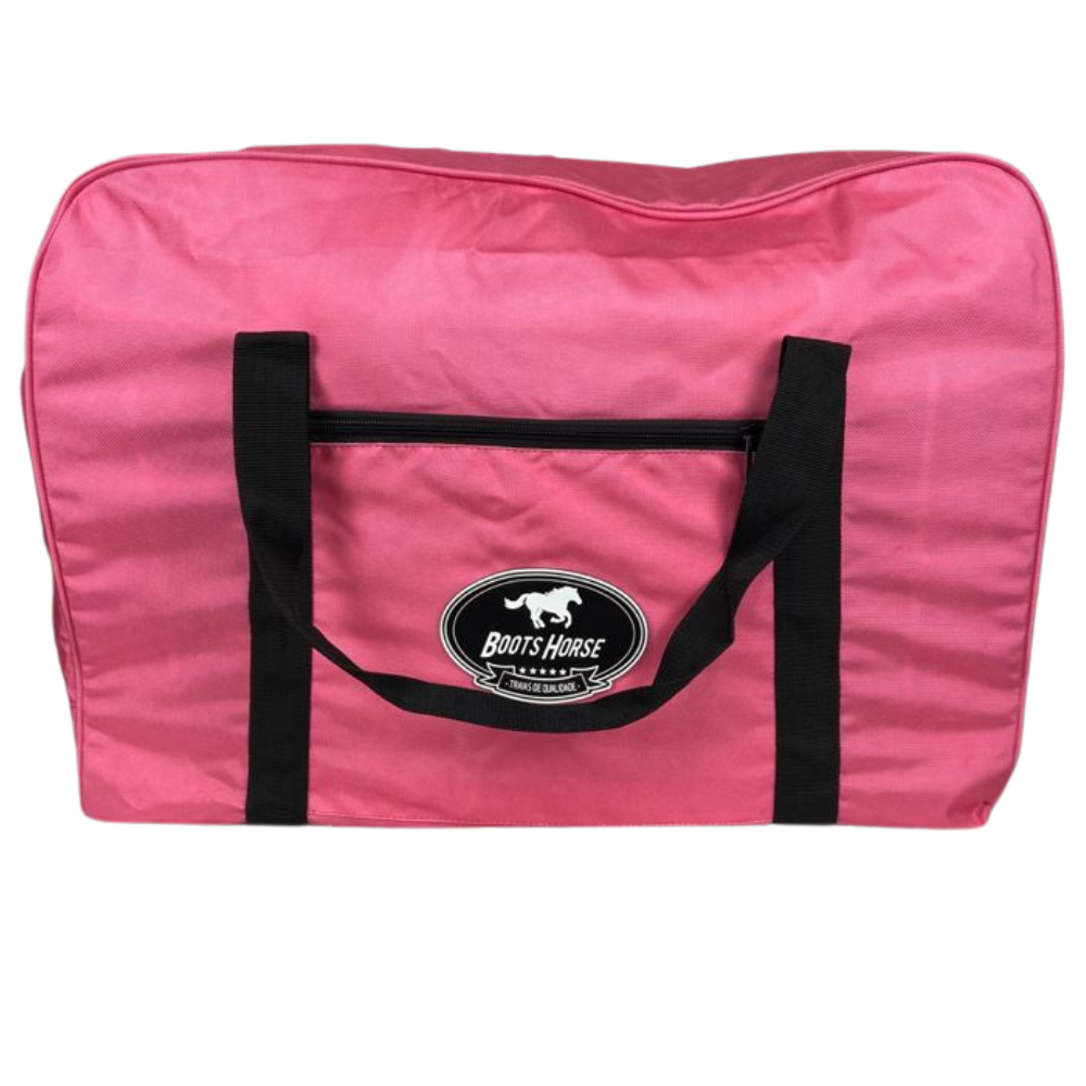 Bolsa de Nylon Para Sela Boots Horse Rosa