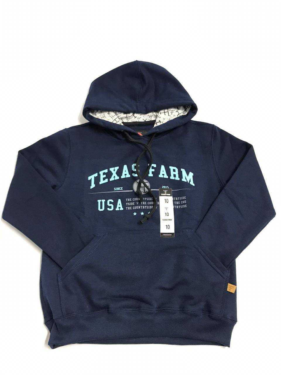 Moletom Infantil Texas Farm Azul MT009/INF