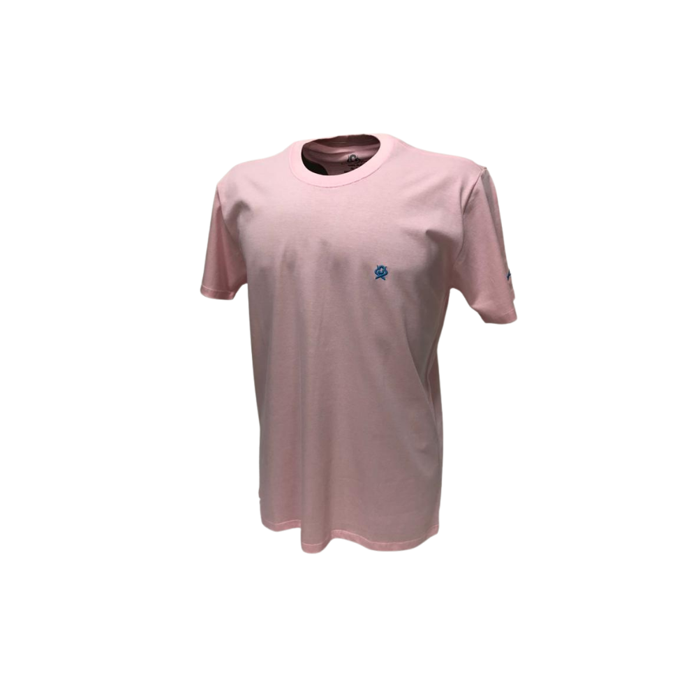 Camiseta Masculina Ox Horns Rosa Básica REF 8012