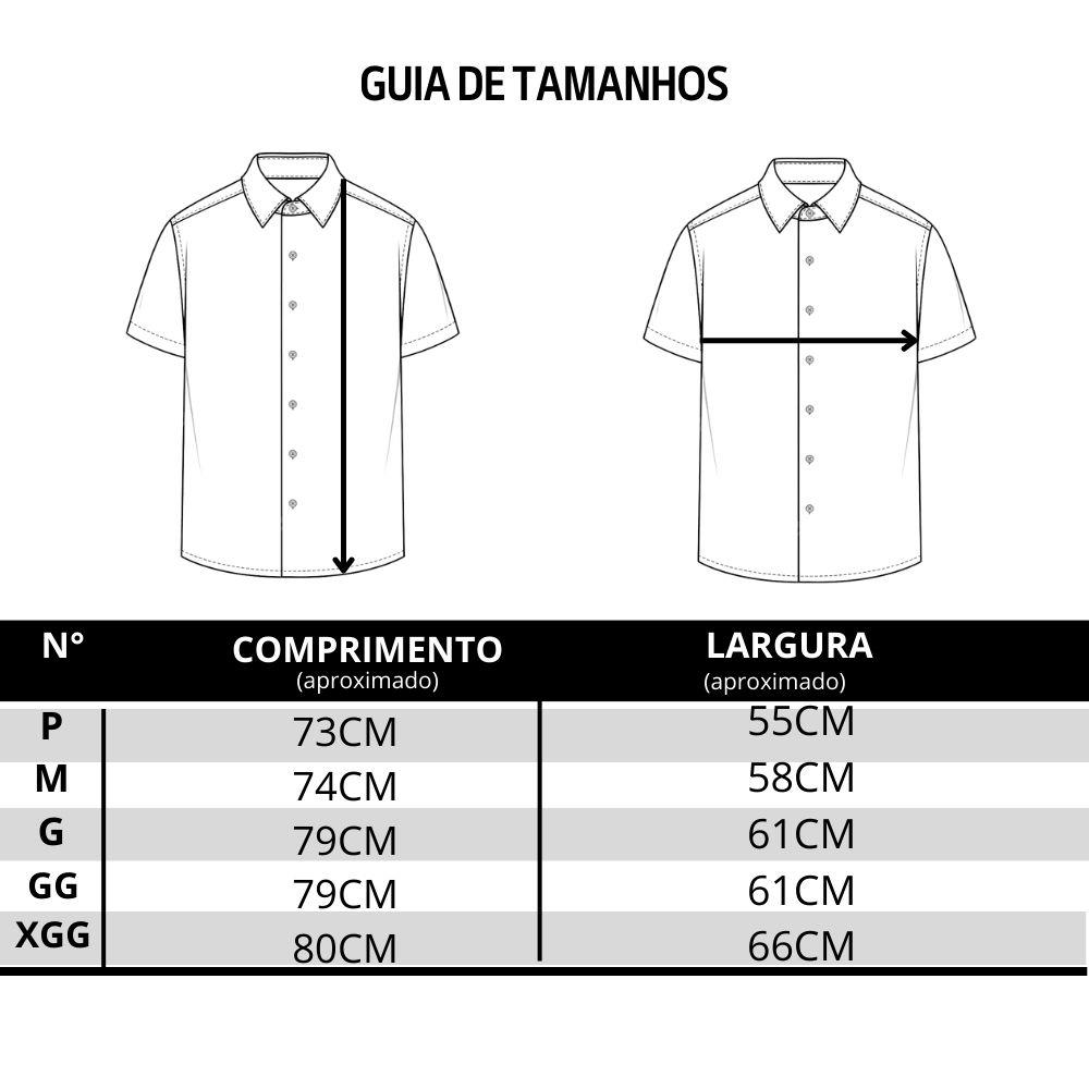 Camisa Masculina Ox Horns Manga Curta Xadrez Vermelho Ref: 9069
