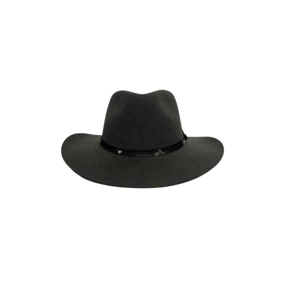 Chapéu Pralana Classic 5X Campo Cinza Aba 7,5 - Badana