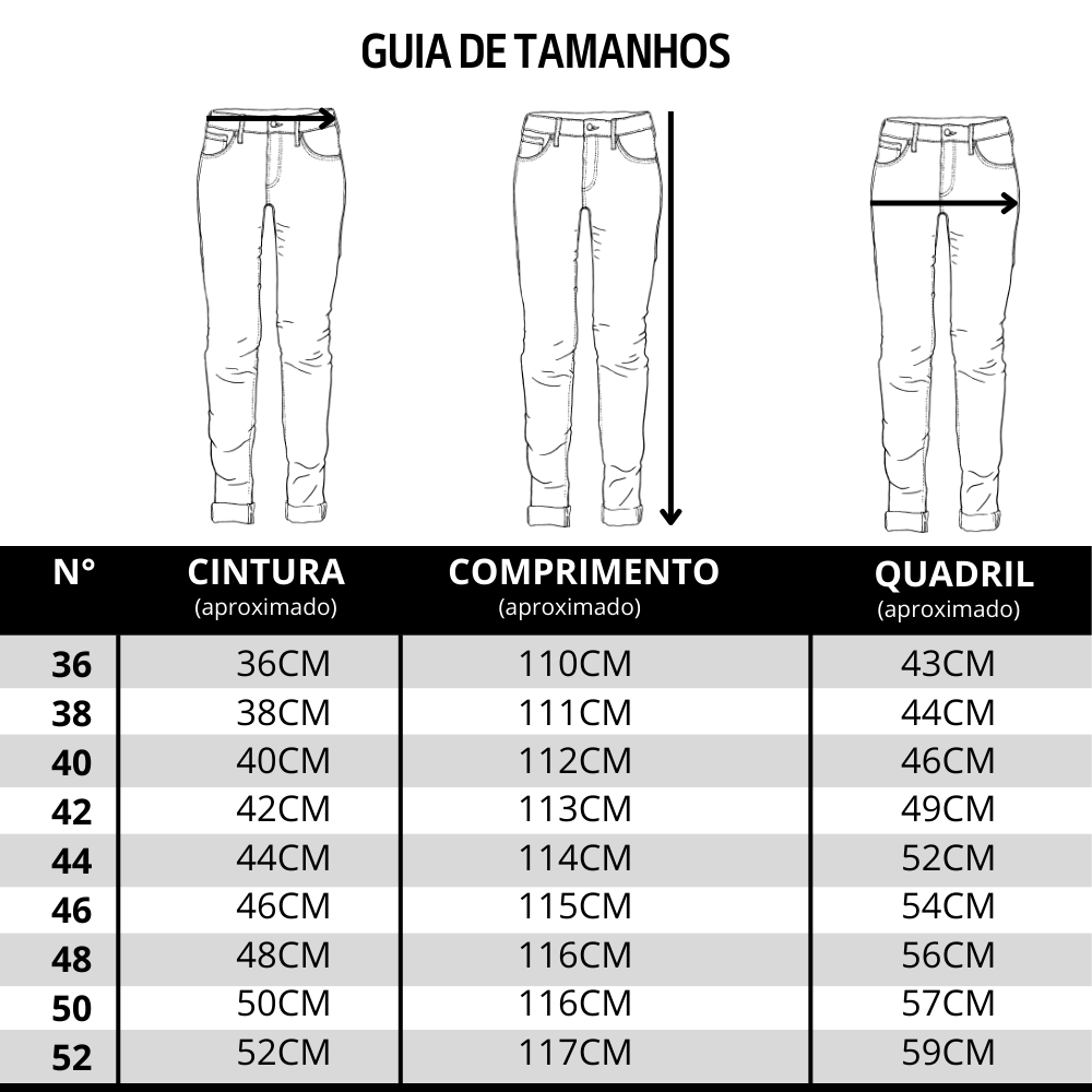 Calça Masculina Carpinteira Pura Raça Ref. 070513 - Escolha a cor