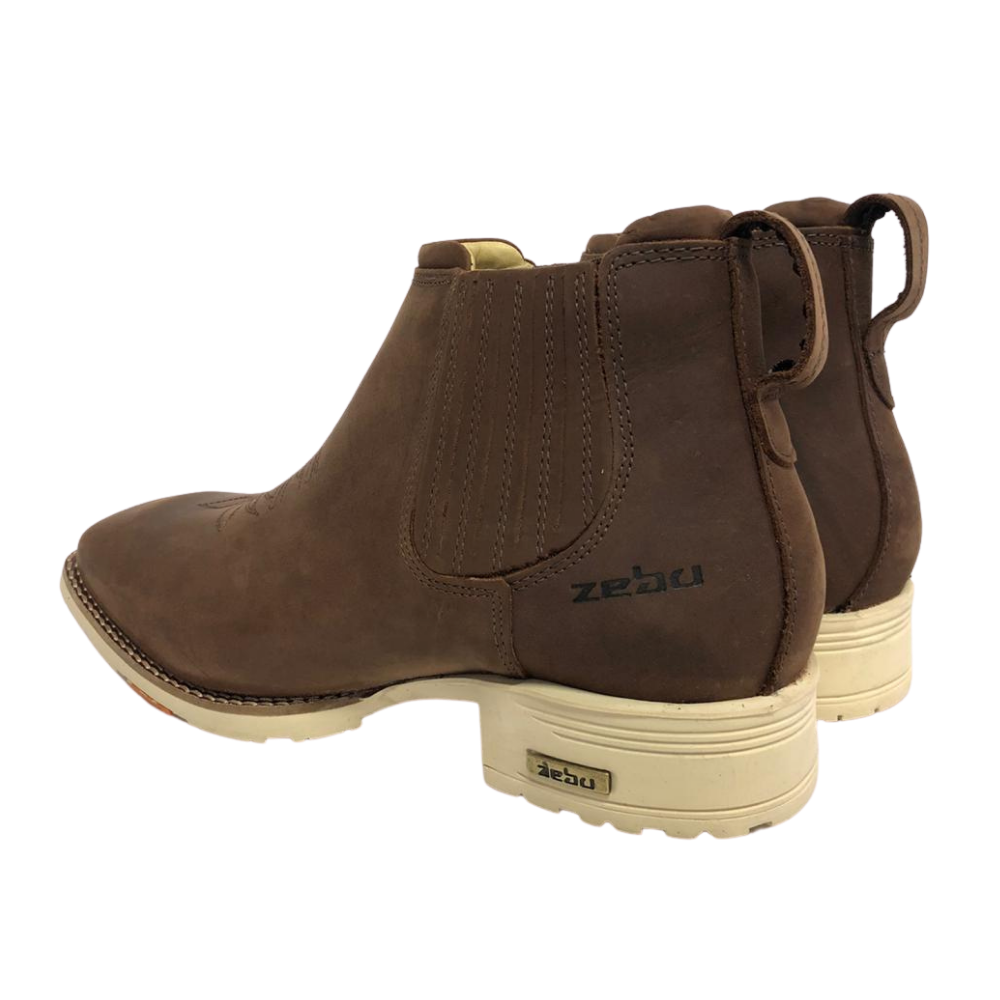 Botina Masculina Zebu Terra Couro Nobuck Ref.: 57020 MS05B - Badana
