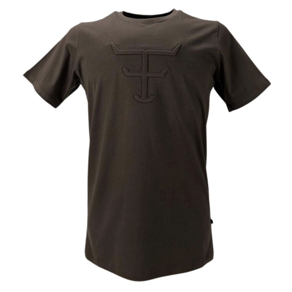 Camiseta Masculina Texas Farm TX Ledge Marrom Ref. CM442