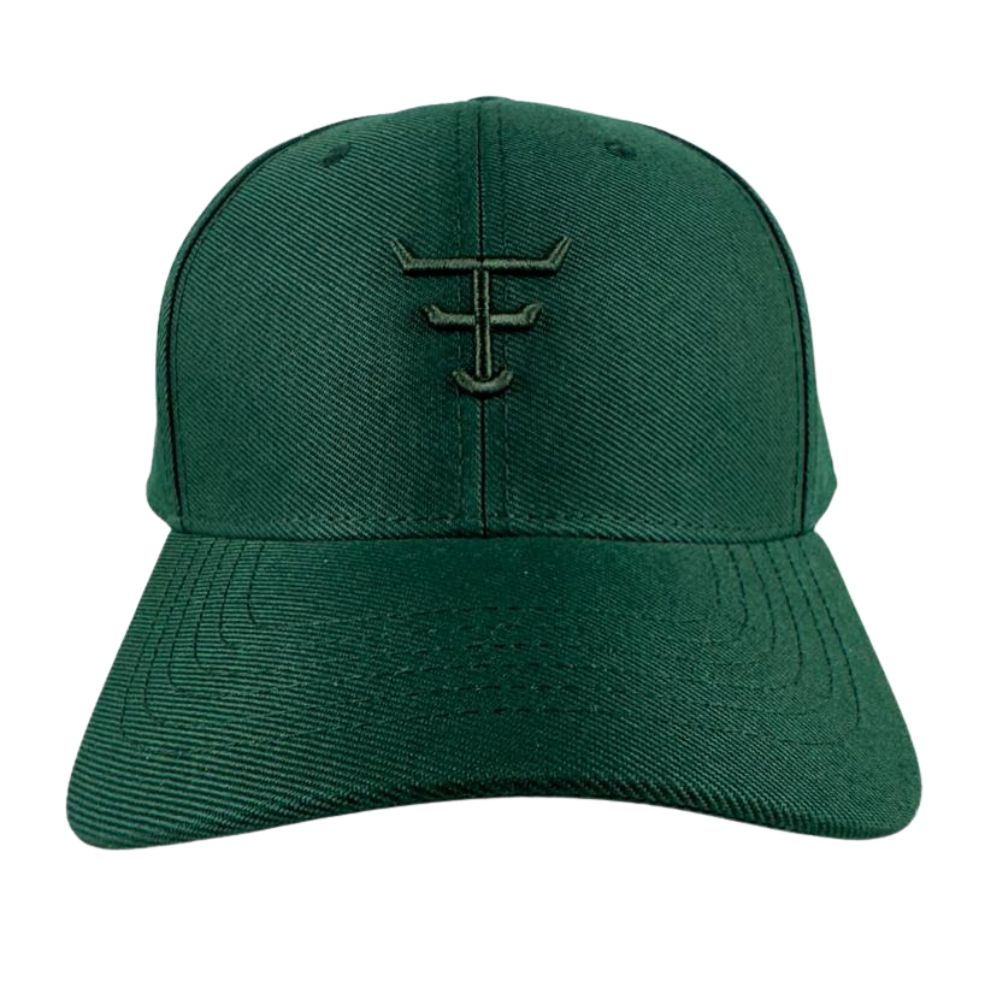 Boné Unissex Texas Farm Verde Musgo Com Logo Verde Ref TF1020