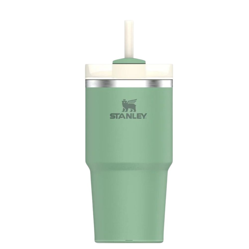 Copo Térmico Stanley Quencher Tumbler Com Canudo 591ML Jade Verde Claro Ref.8326