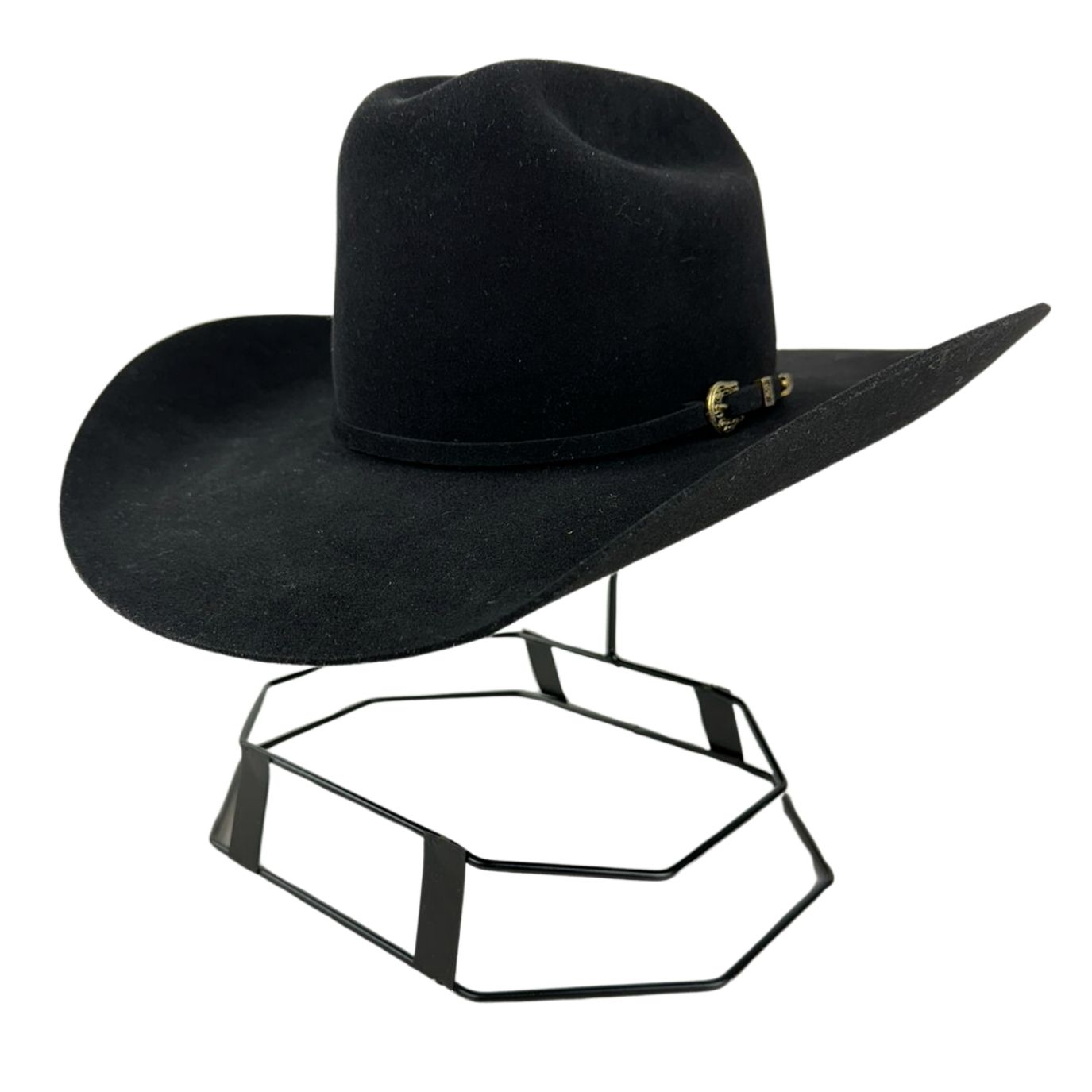 Chapéu Country Stetson Pelo de Lebre Aba 10,5 Preto Ref:64434