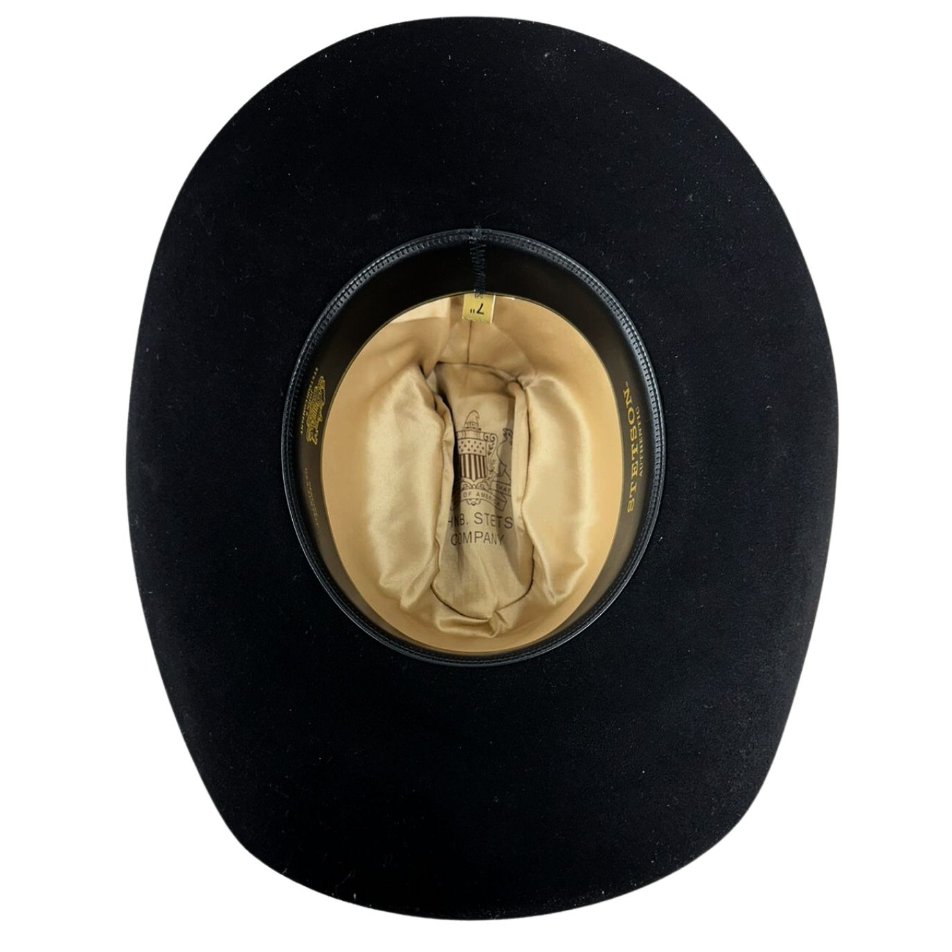 Chapéu Country Stetson Pelo de Lebre Aba 10,5 Preto Ref:64434 - Badana