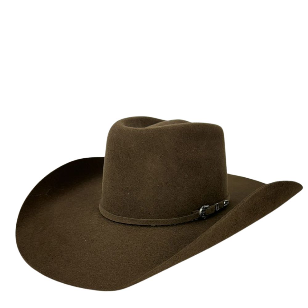 Chapéu Country Stetson Tabaco Carneira Em Couro Ref:64417 - Badana