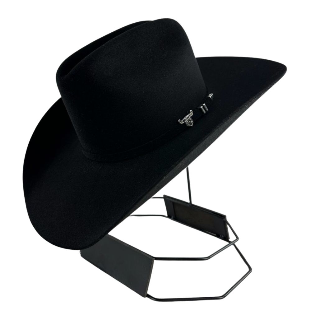 Chapéu Country Ustrc Resistol Black 6x Lã E Feltro Made In U.S.A Carneira Dri-Lex Ref: RFUSTR-72420767