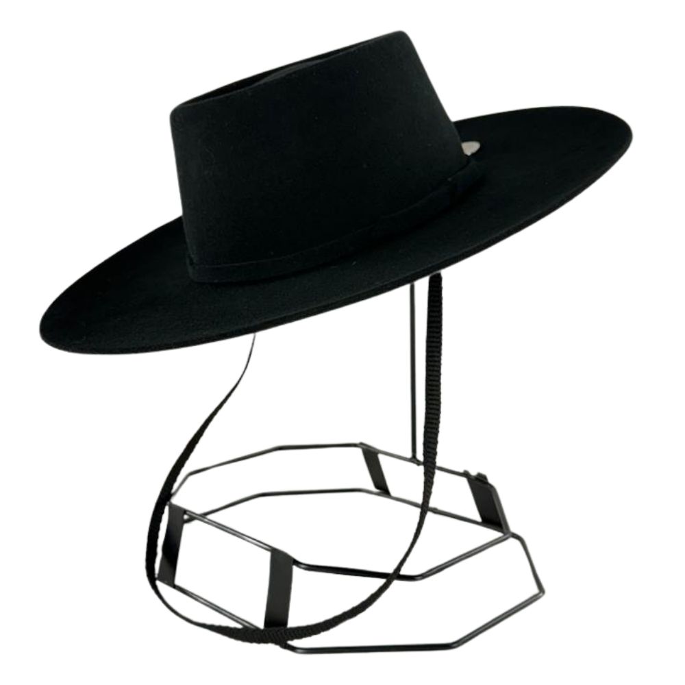 Chapéu Gaúcho Marcatto de Feltro Preto Com Abridor De Garrafa Ref: 14809