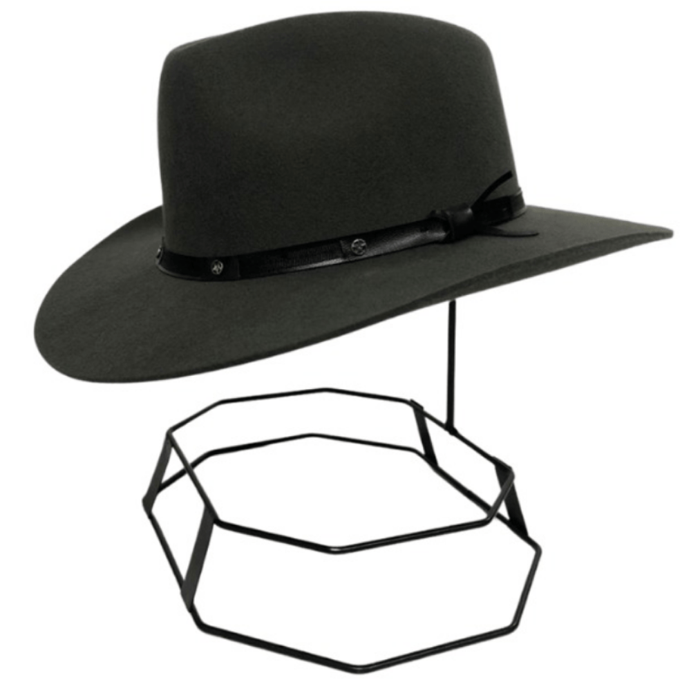 Chapéu Pralana Classic 5X Campo Cinza Aba 7,5 - Badana