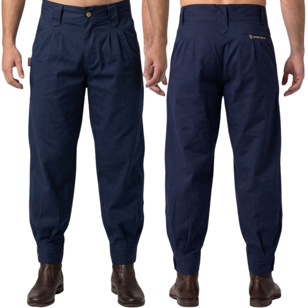 Bombacha Masculina Estirpe Gaúcha Tropel Azul Marinho - REF:317