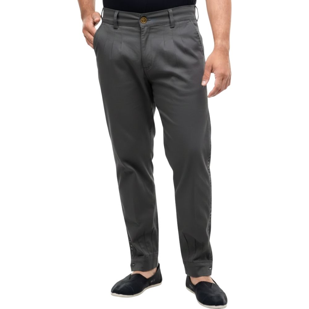 Bombacha Masculina Surena Sarja Com Elastano E Favo Grafite- Ref. 28002