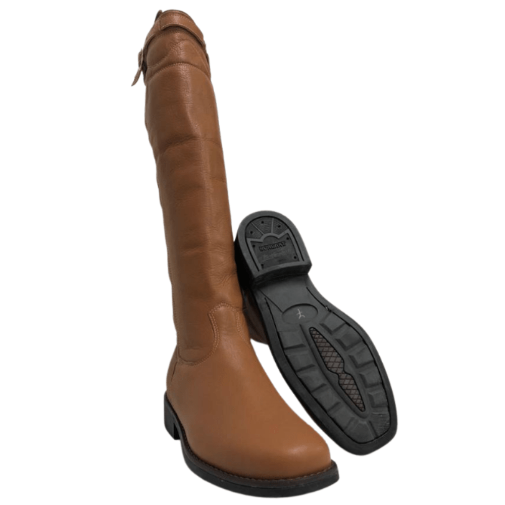Bota Gaúcha Raça Campeira Amendoa Sola Borracha Ref 8500