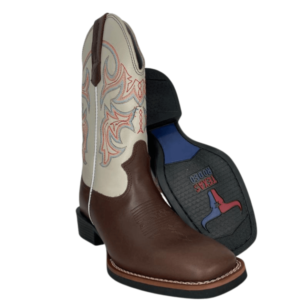 Bota Texana Masculina Texas Rodeo Marfim