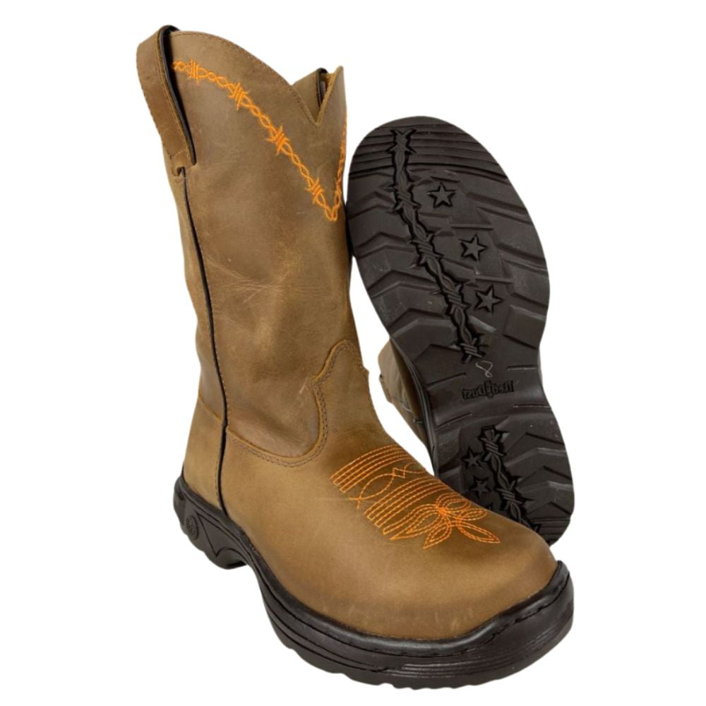 Bota Texana Unissex Red Dust Crazy Tabaco Ref.: BTN 01