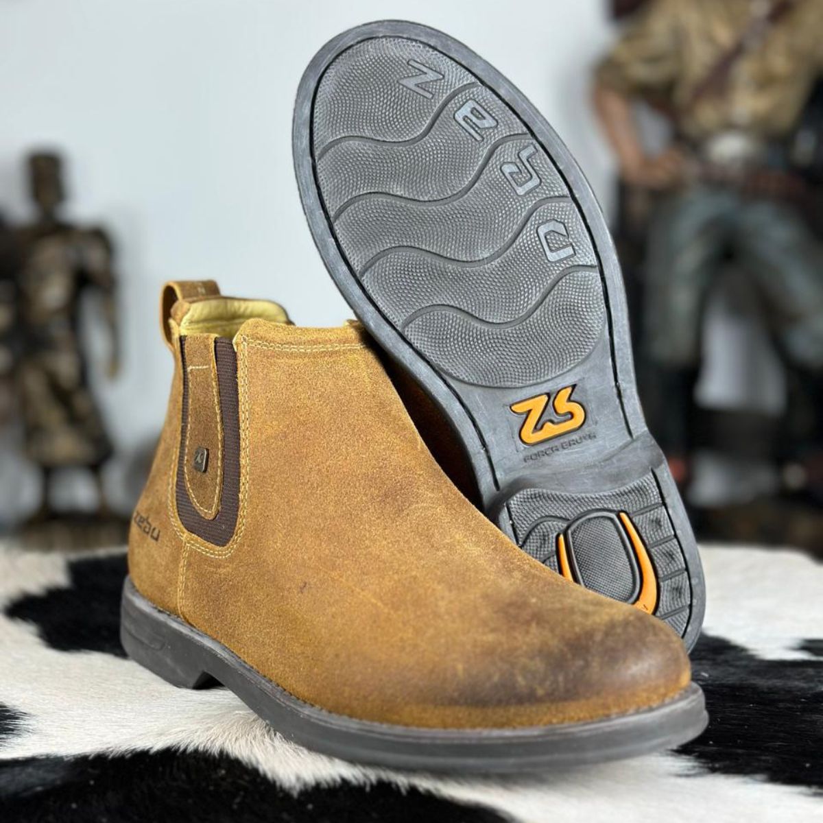 Botina Masculina Zebu Whisky - Ref. 59080 - Badana