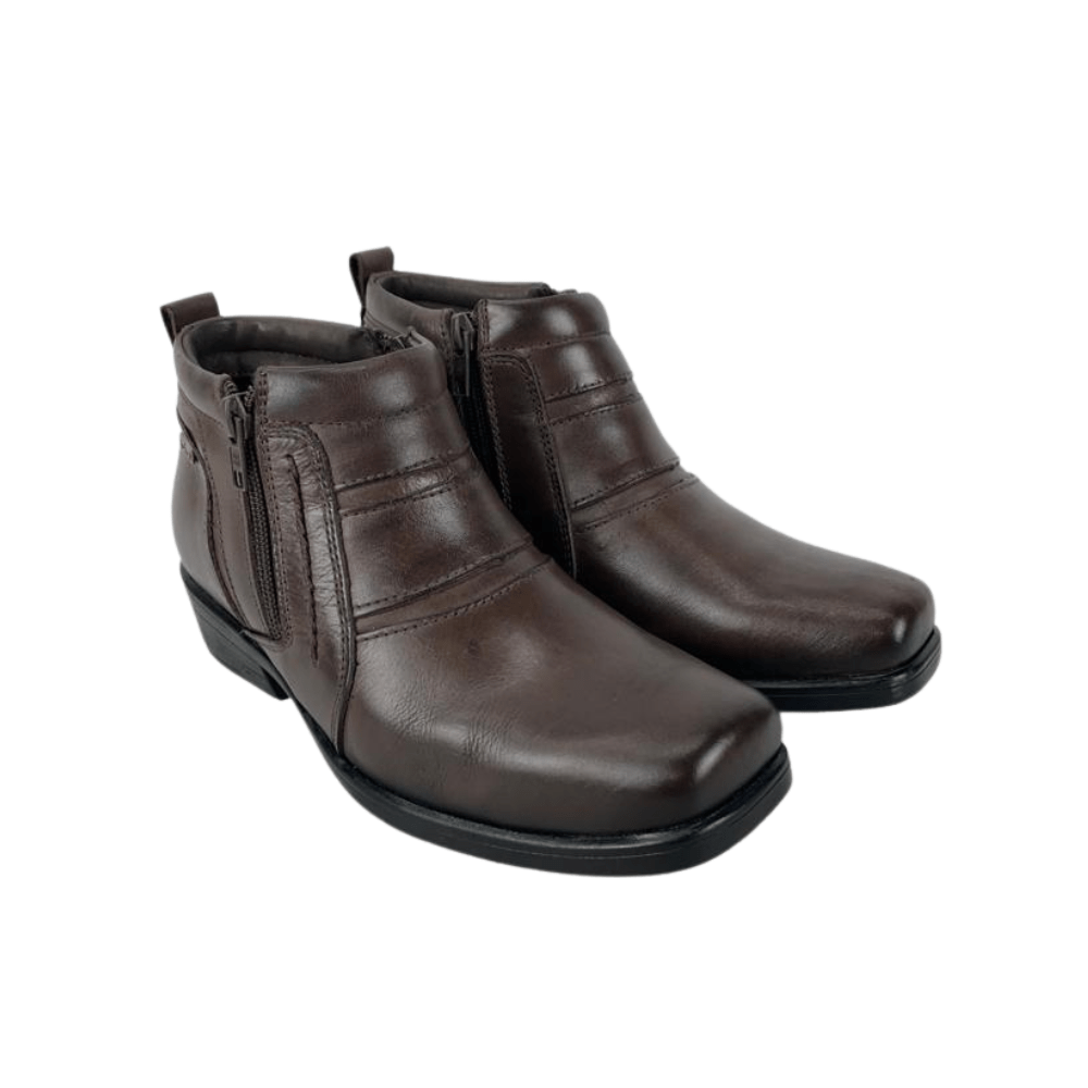 Sapato Masculino Zebu Marrom Ref. 60085 Lt02 - Badana
