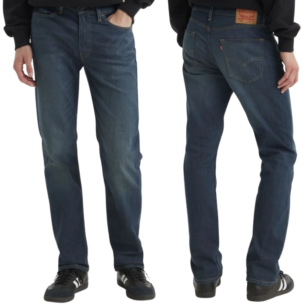 Calça Masculina Levi's Azul Escuro 514 Straight Regular Ref: 005141403