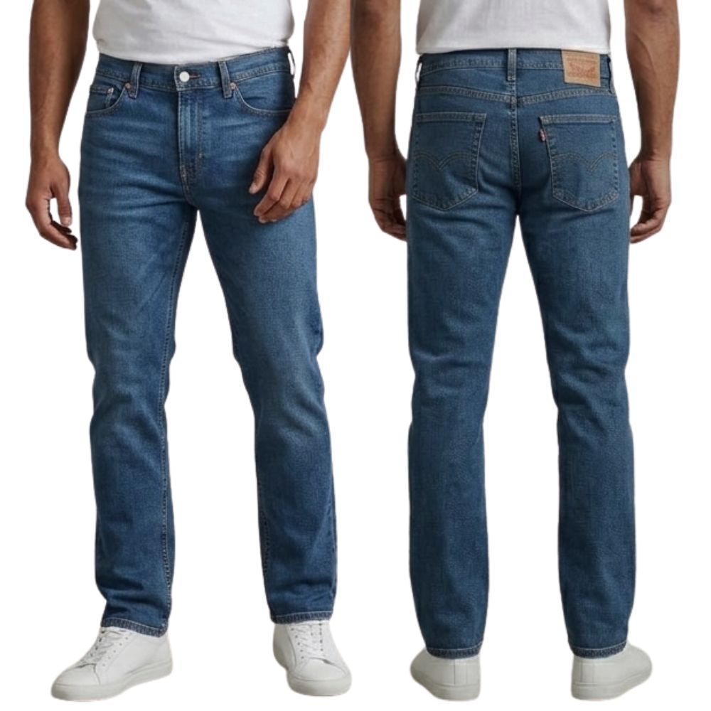 Calça Masculina Levi's 505 Regular Lavagem Escura Ref:LB5050066
