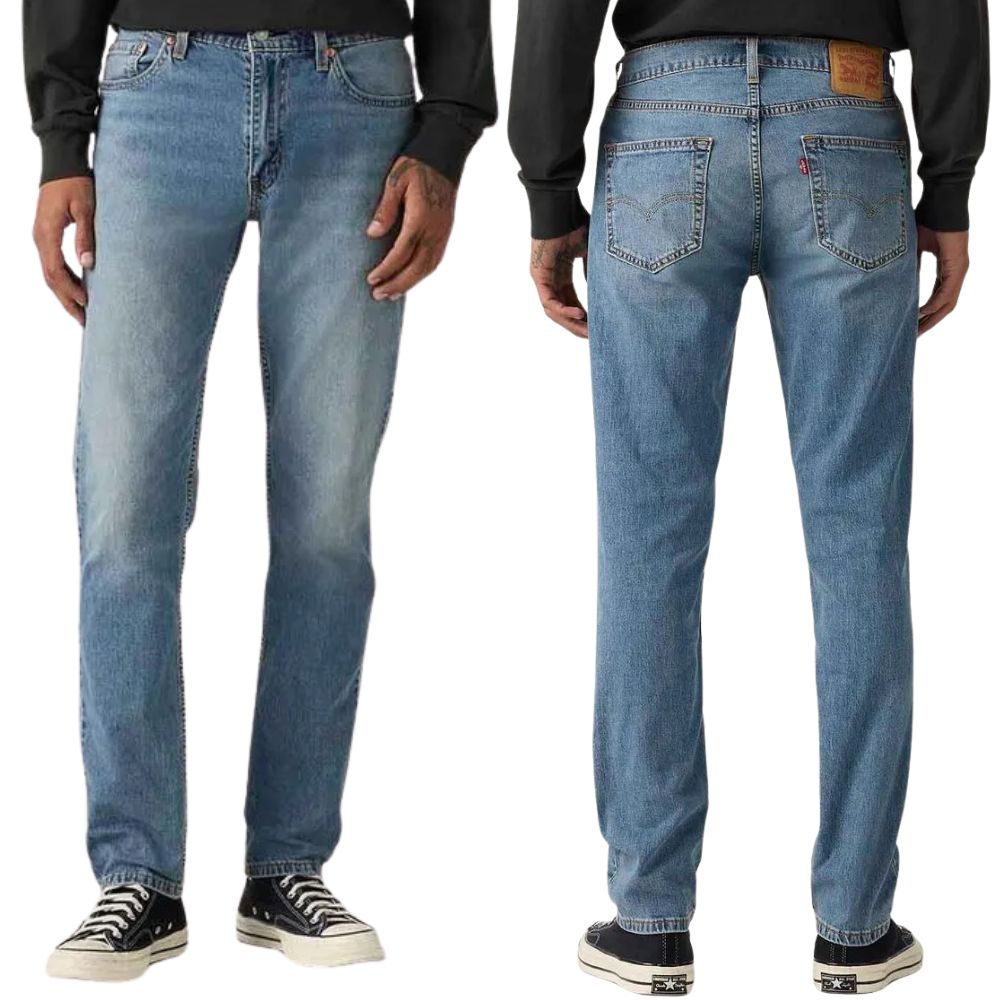 Calça Masculina Levi's 511 Slim Com Strech Lavagem Média Ref:045116323